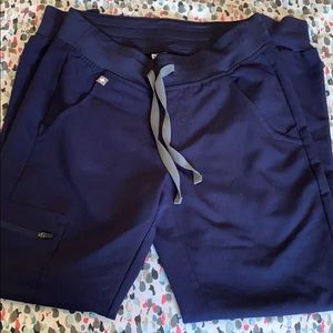 FIGS Navy Blue Jogger Scrub Pants